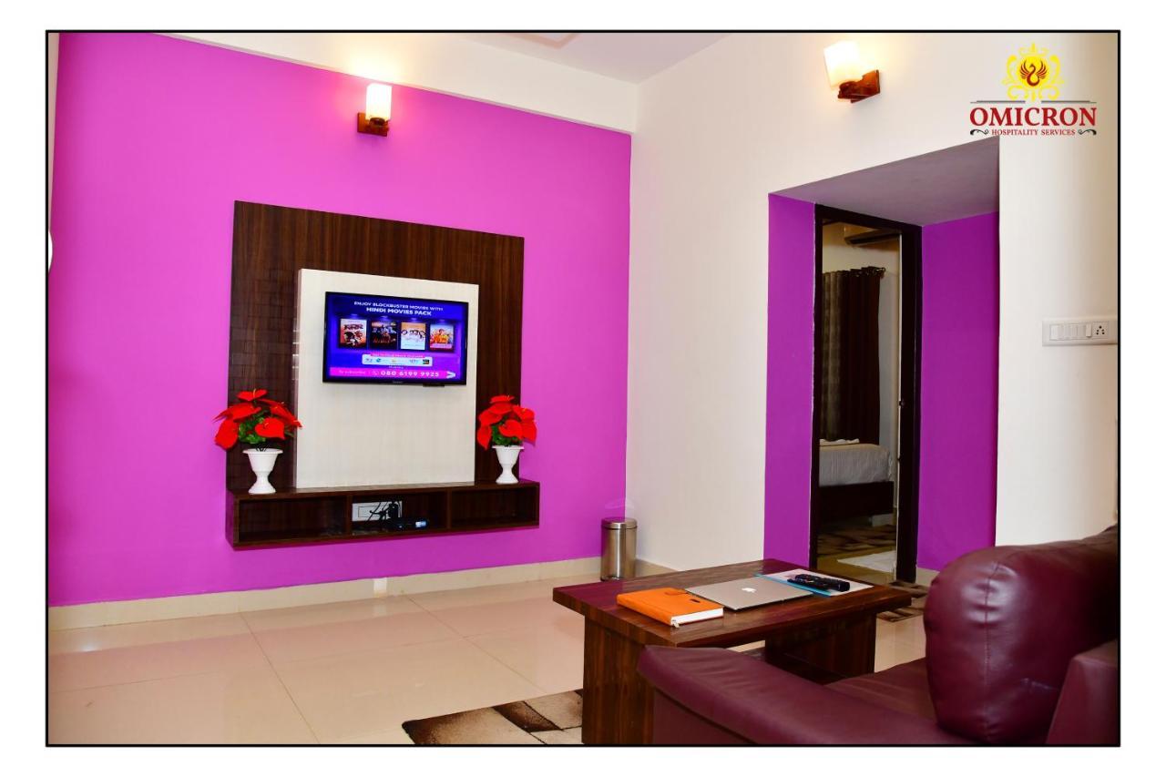 Hotel Omicron 1 Bhk Studio Room Bangalore Exteriör bild